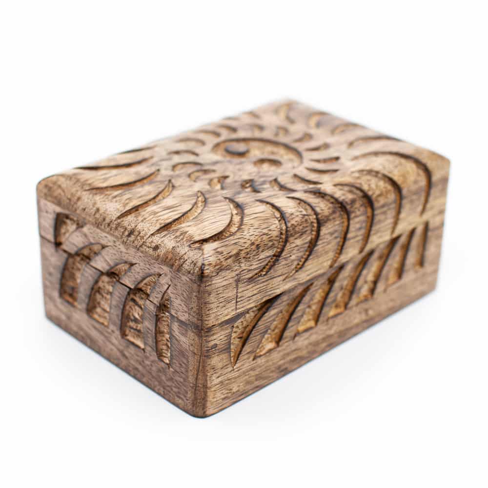 Aufbewahrungsbox Haltbares Holz Yin Yang Handgefertigt unter Home & Living - Schmuckk?sten - Holzschatullen - Home & Living - Schmuckk?sten - Schmuckschatullen - Home & Living - Schmuckk?sten - Spirituelle Schmuckk?sten
