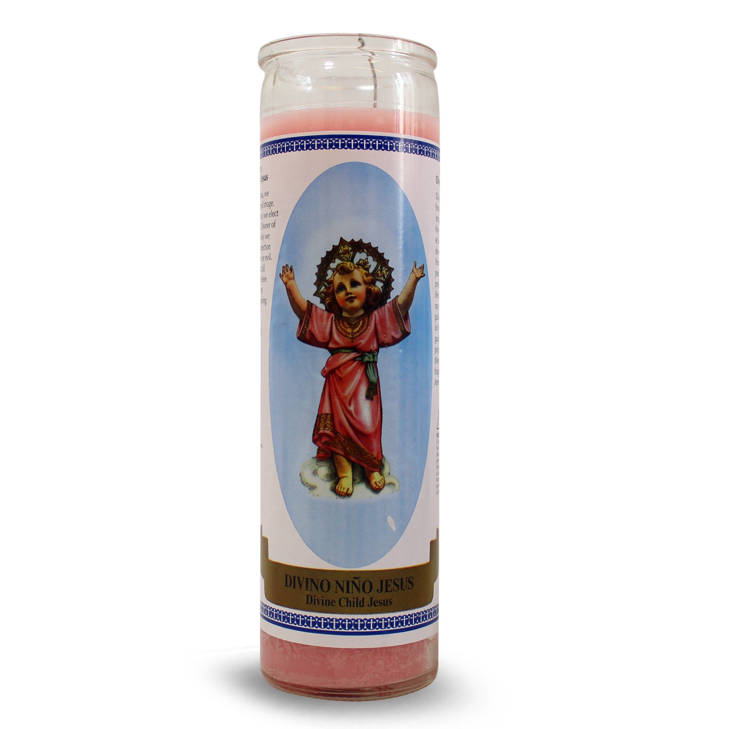 Bedruckte Kerze G-ttliches Kind Jesu unter Home & Living - Kerzen - Affirmation Kerzen