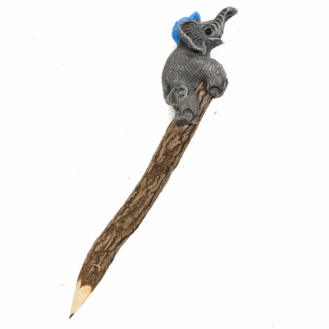 Bleistift mit Elefant (20 cm)