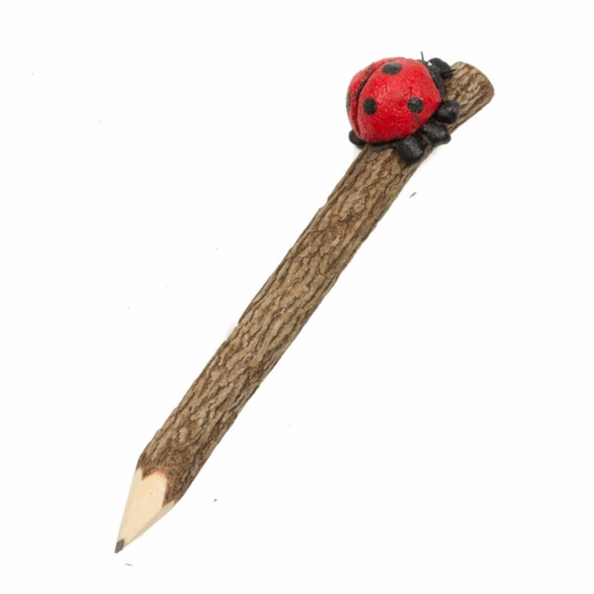 Bleistift mit Marienk-fer (20 cm)