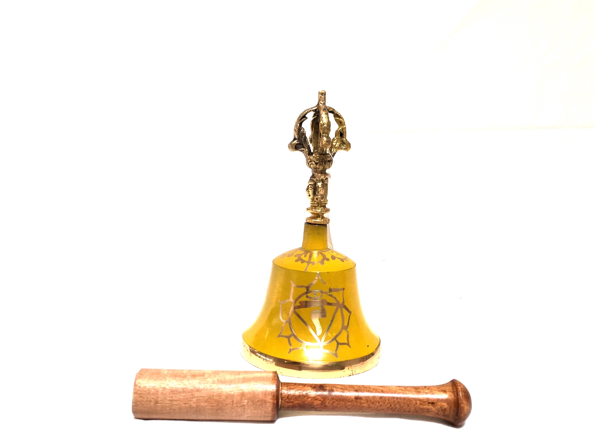 Dorji-Glocke mit Schl-ger Solarplexus-Chakra (gelb)
