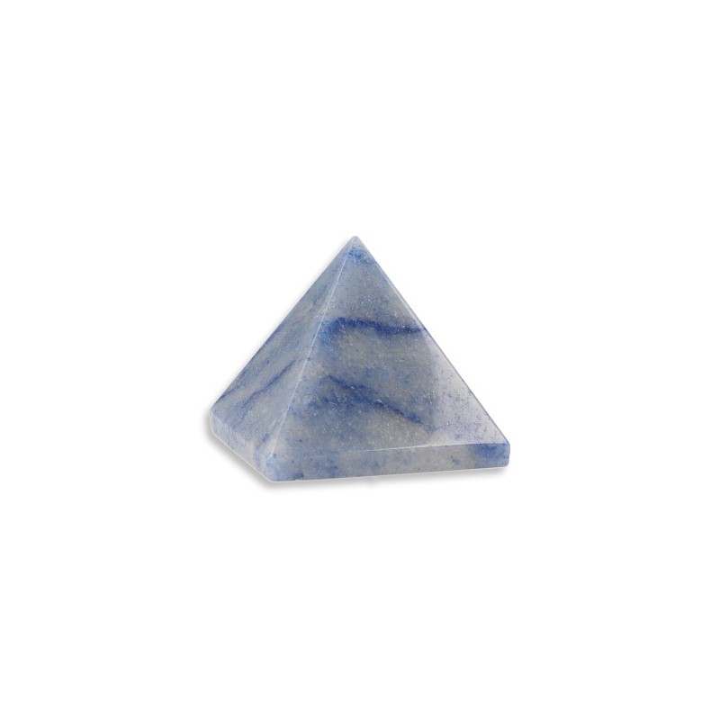 Edelstein Pyramide Blauer Blauquarz (25 mm) unter Edelsteine & Mineralien - Edelstein Formen - Edelstein Punkte - Edelsteine & Mineralien - Edelstein Formen - Pyramiden aus Edelsteinen