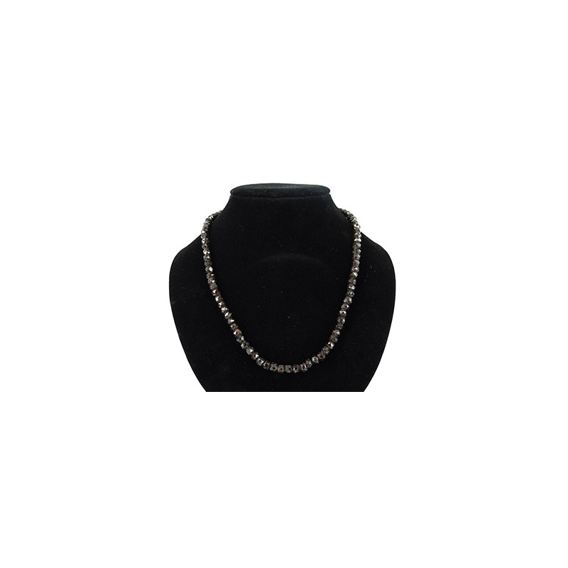 Halskette Granat Facettenschliff (4-5 mm)