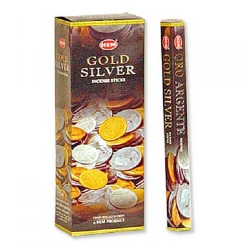 Hem Weihrauch Gold Silber (6er Pack)