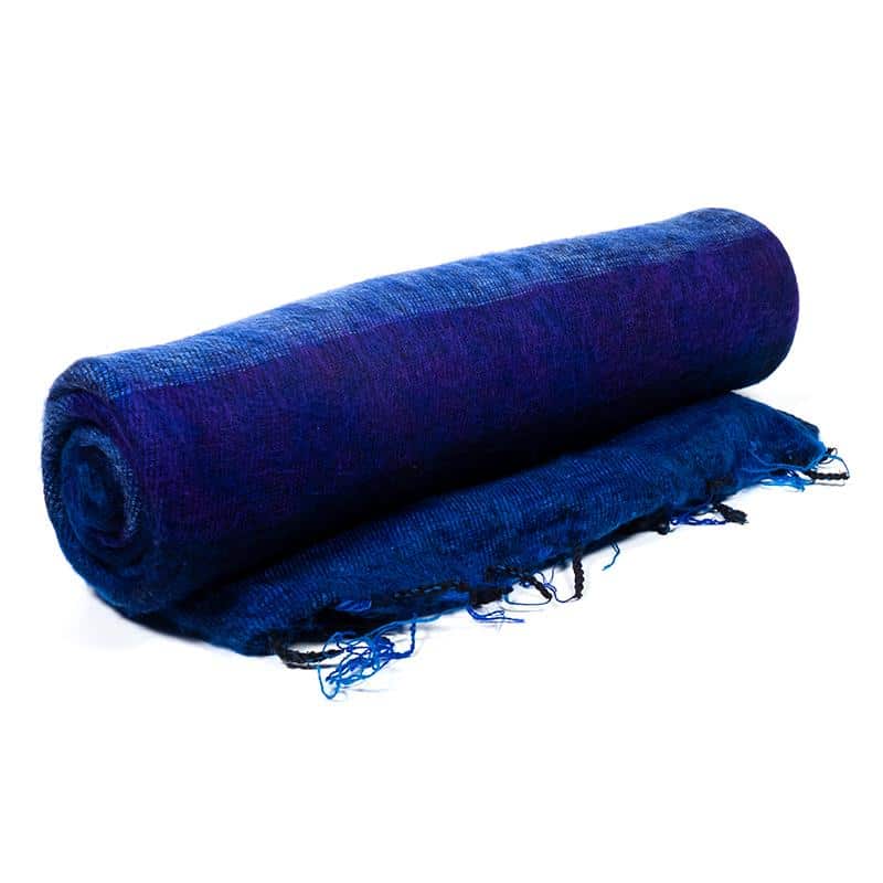 Meditationdecke XL blau-violett