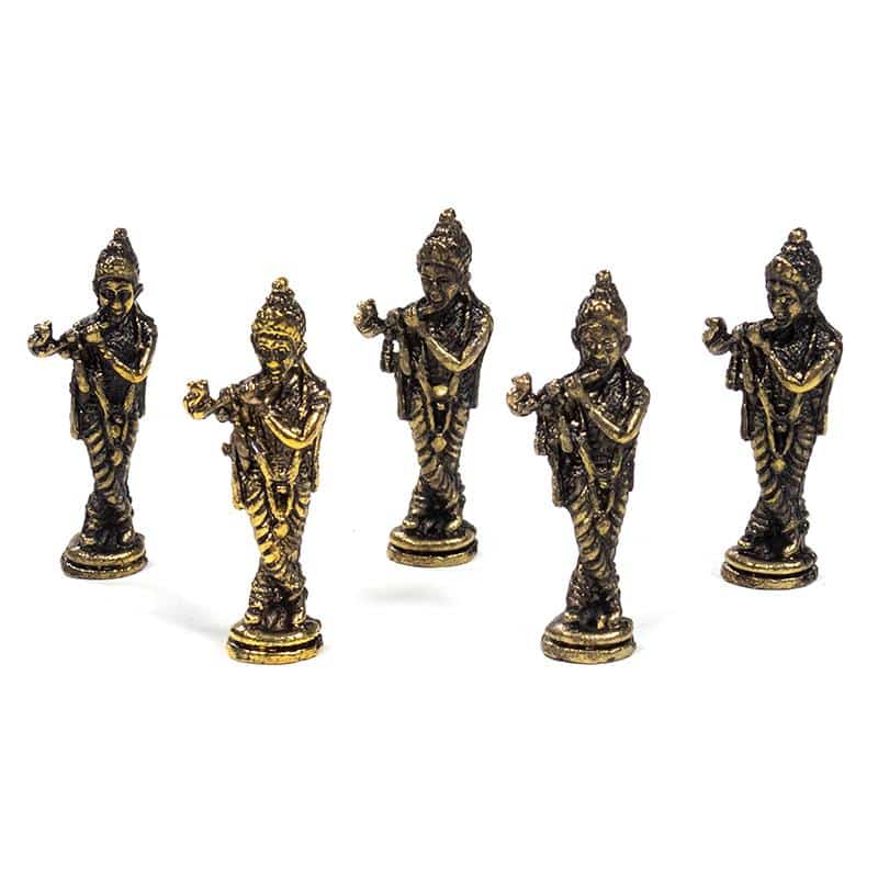Miniatur Krishna (4 cm) unter Home & Living - Spirituelle Figuren - Buddha Figuren - Mini Buddha