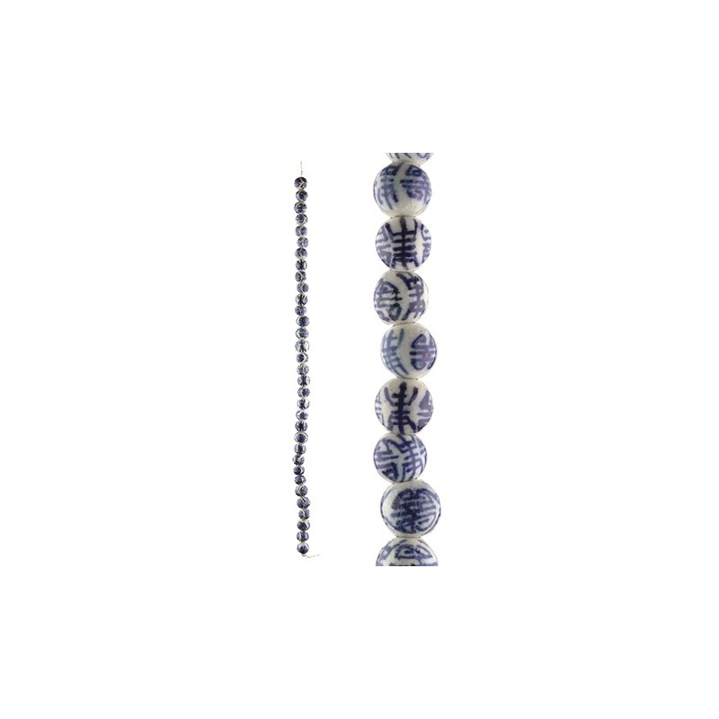 Perlenschnur blau rund (13 mm) unter Schmuck - Perlen & Schn?rmaterial - Edelstein Perlen - Schmuck - Perlen & Schn?rmaterial - Edelstein-Perlen Str?nge