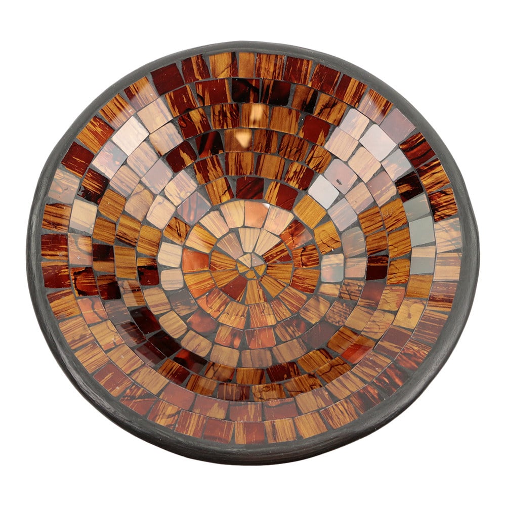 Schale Mosaik Kupferfarben (29 cm)
