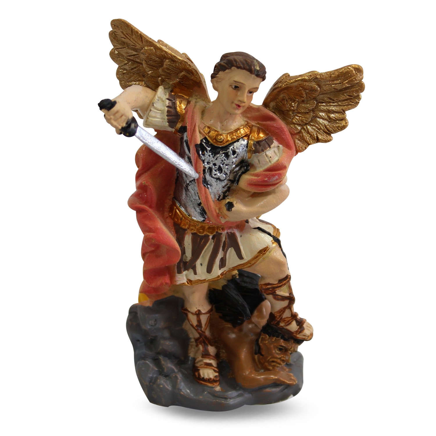 Statue Erzengel St Michael (8 cm) unter Home & Living - Spirituelle Figuren - Engelfiguren - Erzengel