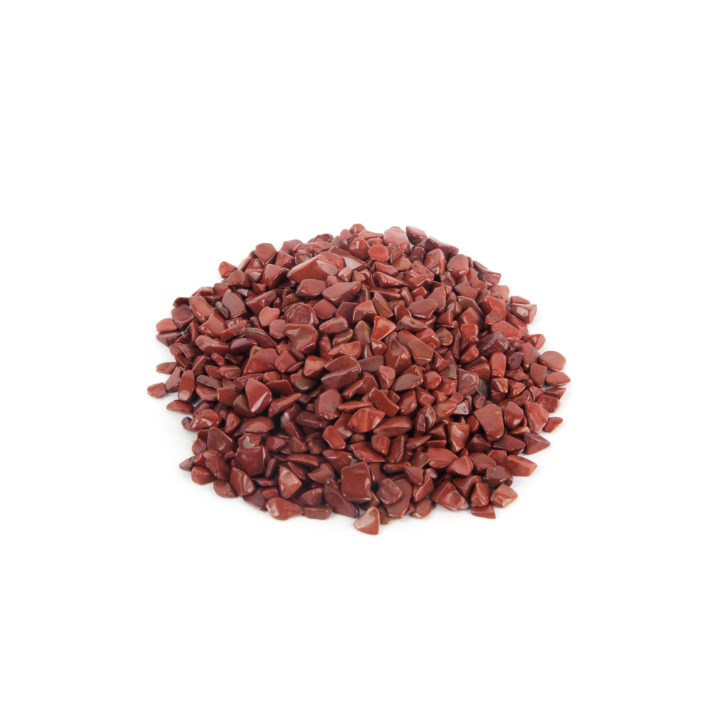 Trommelsteine Jaspis rot (5-10 mm) - 100 Gramm